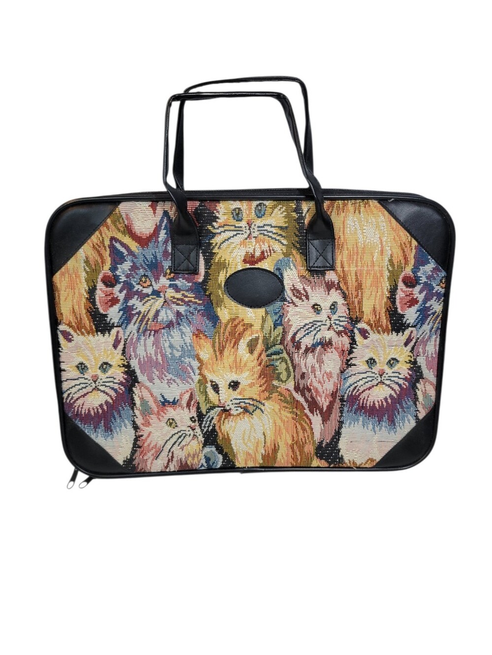 Tapestry cats laptop tablet case briefcase